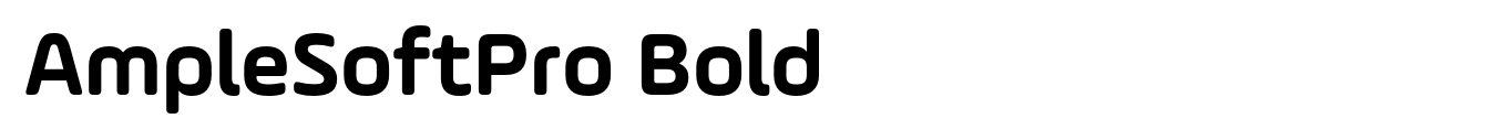 AmpleSoftPro Bold